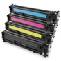 Kit 4 cartucce toner compatibili per HP Color Laserjet 1600 2600n 2605dtn CM1015 1017